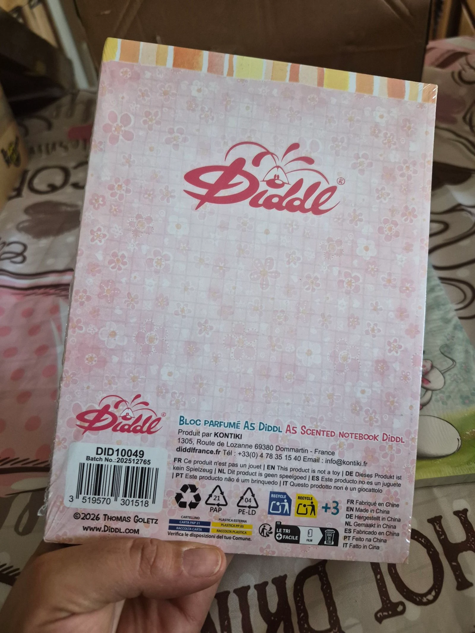 Set van 2 Diddl A5 geurblokken – Nieuw in blisterverpakking – photo 2